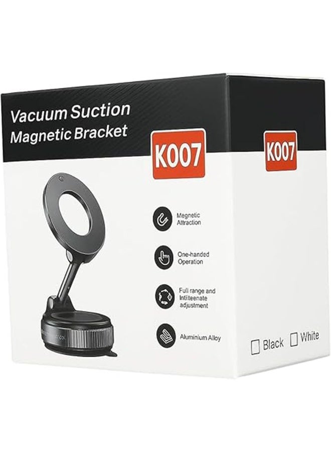 Magnetic Phone Holder for Car, 360°Adjustable Vacuum Magnetic Phone Holder Hands-Free Suction Cup Phone Mount Foldable Vacuum Magnetic Phone Stand for all Phones & Car/Gym/Mirror/Shower/Smooth Surface - Image 5